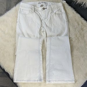 American Eagle || White Flared Corduroys